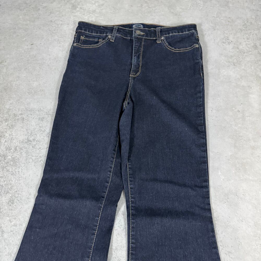 High Rise Flare Scoop Bootcut Womens Jeans Size: 10 - Picture 2 of 13